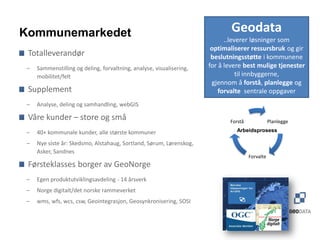 Kommunemarkedet                                                               Geodata
                                    ...