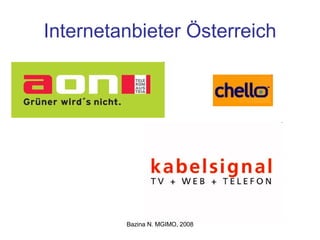 Internetanbieter Österreich 