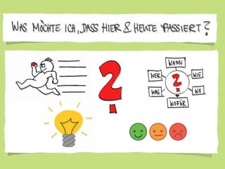 Was möchte ich, dass hier und heute passiert?
 