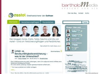 Corporate – Blogs




                    http://www.asstelblog.de/
 