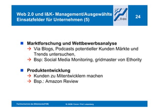 Kommunikationsmanagement Und Web2.0
