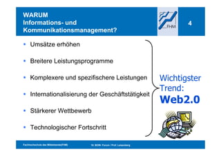 Kommunikationsmanagement Und Web2.0