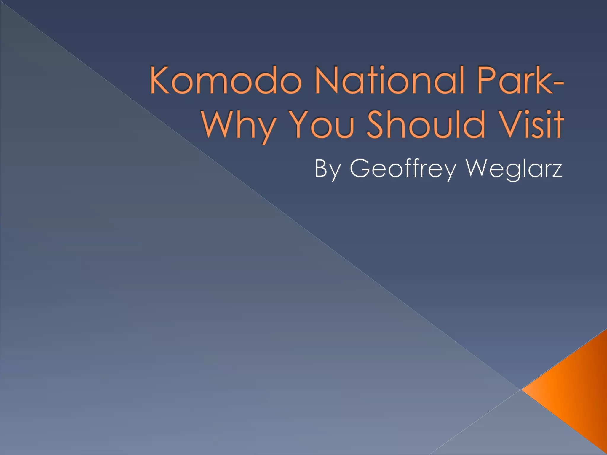Komodo National Park Why You Should Visit PPT komodo-national-park-why-you-should-visit-ppt