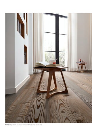 PD 400 Cottage | Mocha grey thermal larch accent 8311 | brushed | naturally oiled
 