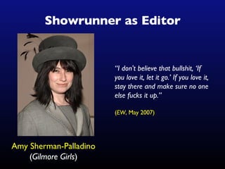 What Is A Showrunner?: Post-Network Television Authorship | PPT