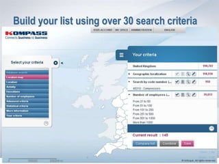 Build your list using over 30 search criteria




                 RETOUR   SUITE 
 