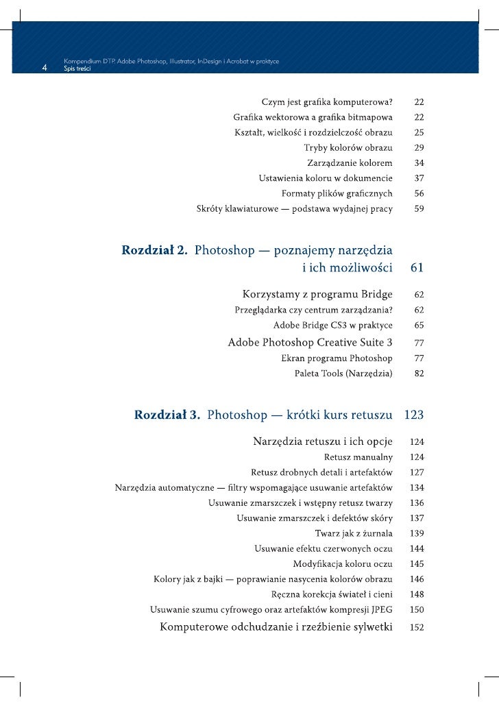 Kompendium Dtp Adobe Photoshop Illustrator Indesign I Acrobat W Pr