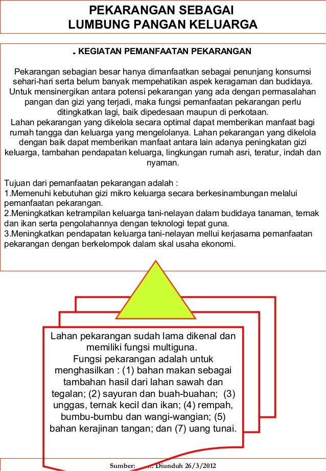 Kompendium ketahanan pangan