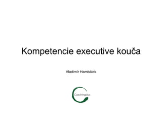 Kompetencie executive kouča Vladimír Hambálek 