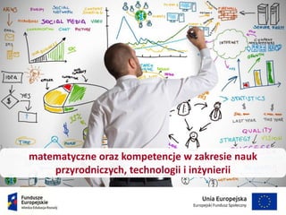 matematyczne oraz kompetencje w zakresie nauk
przyrodniczych, technologii i inżynierii
 