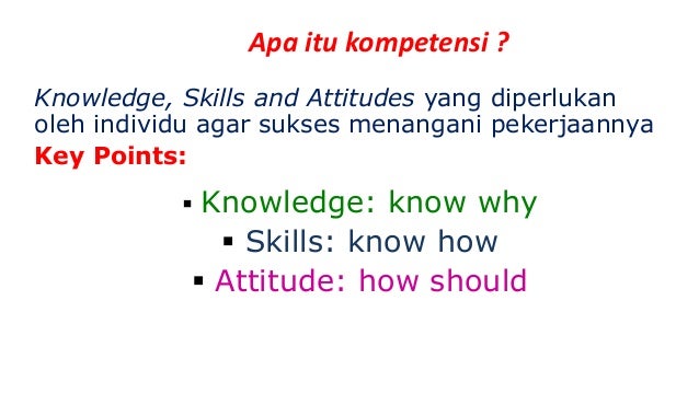 Kompetensi dan etos kerja