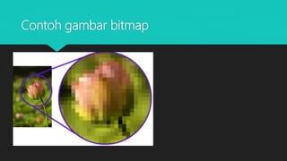 Contoh gambar bitmap
 