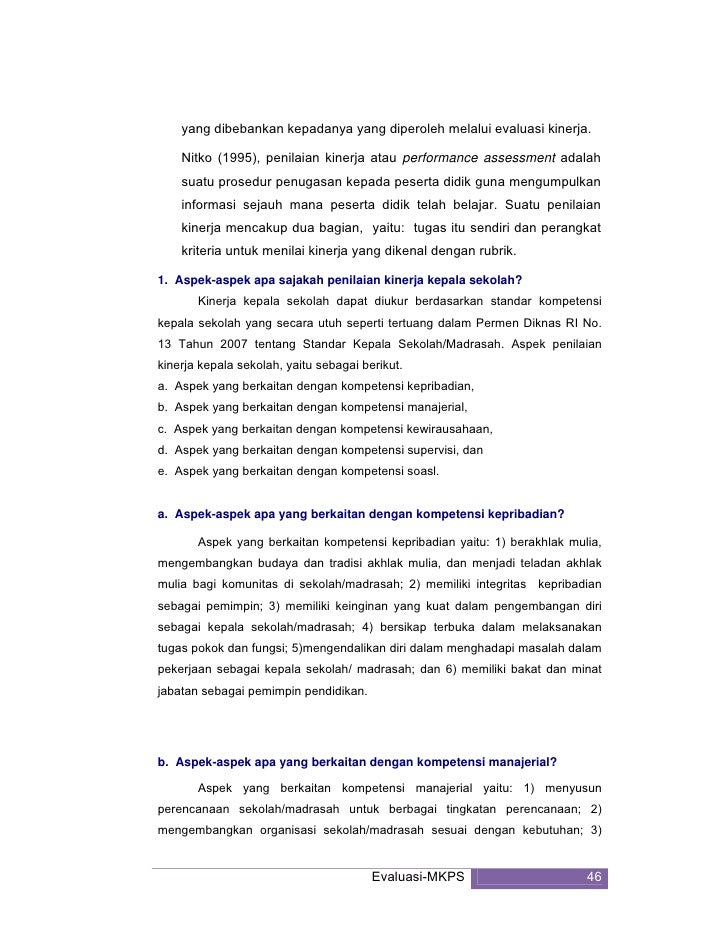 Kompetensi Evaluasi Kompetensi Evaluasi