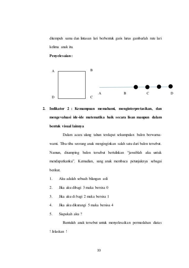 Soal Kompetensi Matematika