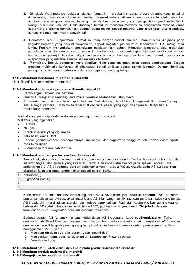 Kompetensi Profesi Multimedia