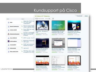 Kundsupport på Cisco   .
 