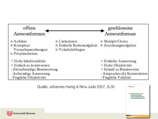 Quelle: Johannes Hartig & Nina Jude 2007, S.30




                                                 © Karsten D. Wolf 2010
 