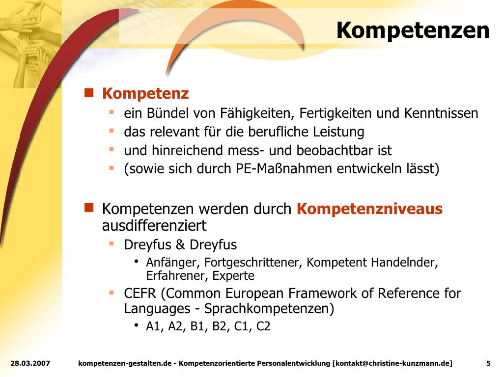 Kompetenzmanagement in der Pflege Kompetenzmanagement in der Pflege