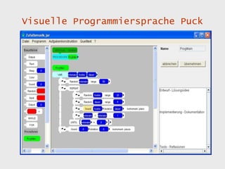 Visuelle Programmiersprache Puck
 