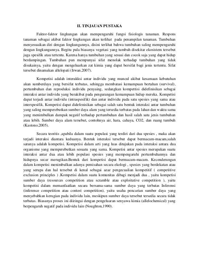 Laporan Kompetisi intra dan ekstra spesies LIMITED EDITION Laporan Kompetisi intra dan ekstra spesies LIMITED EDITION