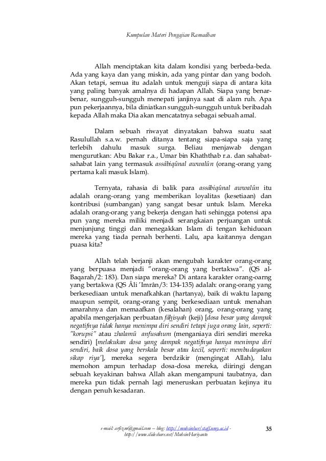 Pidato Tentang Sahabat Surga Sketsa