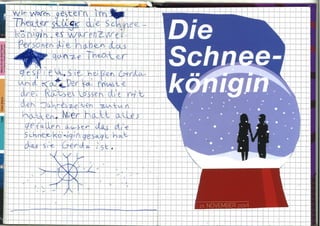 Die Schneekönigin - Tagebuch