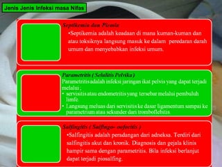 Jenis Jenis Infeksi masa Nifas

 
