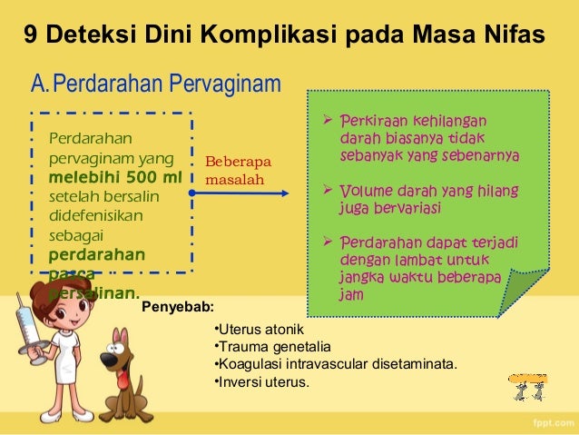 Komplikasi masa nifas