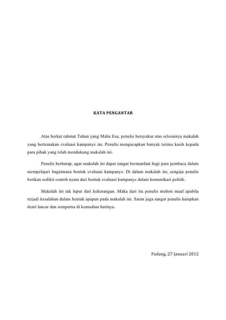 Evaluasi Kampanye