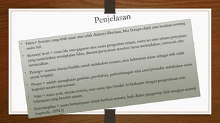 Komponen komponen pembelajaran