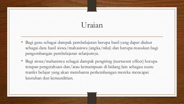 Komponen komponen pembelajaran