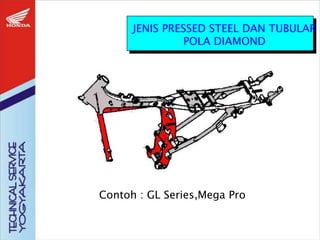 JENIS PRESSED STEEL DAN TUBULAR
POLA DIAMOND
Contoh : GL Series,Mega Pro
 