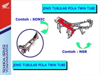 Contoh : NSR
JENIS TUBULAR POLA TWIN TUBE
JENIS TUBULAR POLA TWIN TUBE
Contoh : SONIC
 