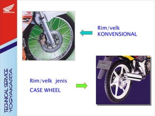 Rim/velk
KONVENSIONAL
Rim/velk jenis
CASE WHEEL
 