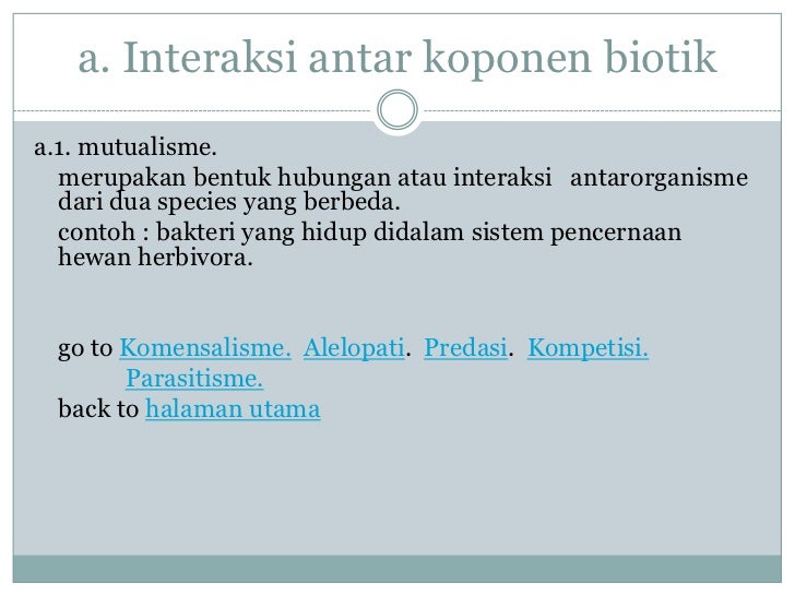 Komponen dan macam ekosistem