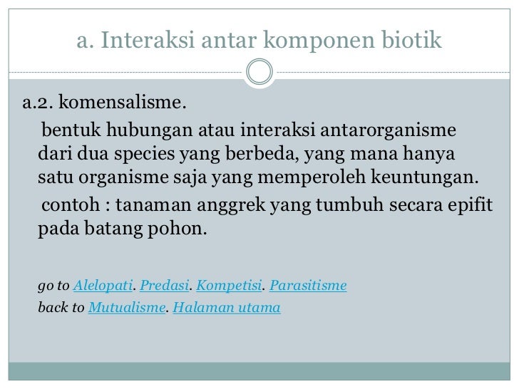 Komponen dan macam ekosistem