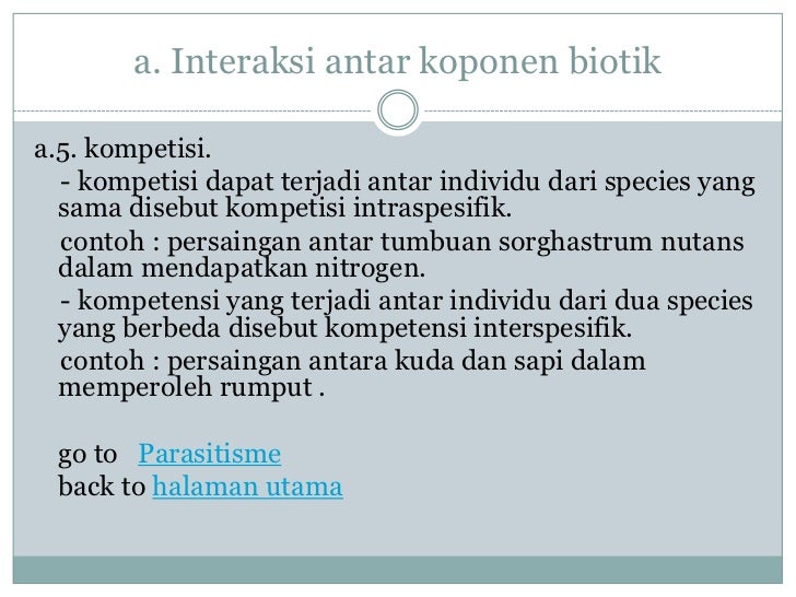 Komponen dan macam ekosistem