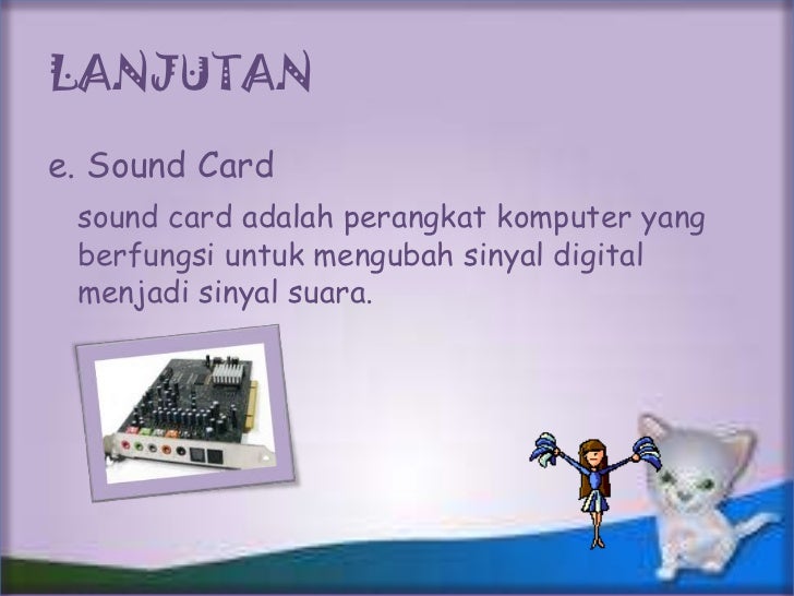 Komponen dasar komputer Komponen dasar komputer