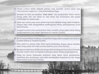 Komponen globalisasi ekonomi