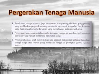 Komponen globalisasi ekonomi