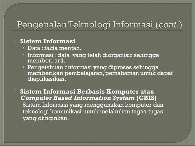  Komponen hardware dan software 