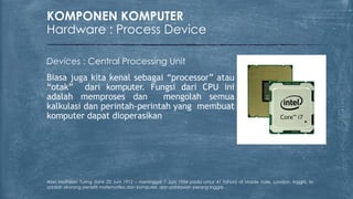 Comprehensive Overview of Computer Architecture and Hardware Components ...