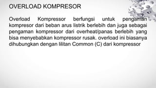 Komponen pada Outdor Air Conditioning (AC) Split Non Inverter | PPTX
