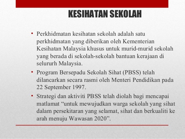 KOMPONEN PERKHIDMATAN KESIHATAN KELUARGA