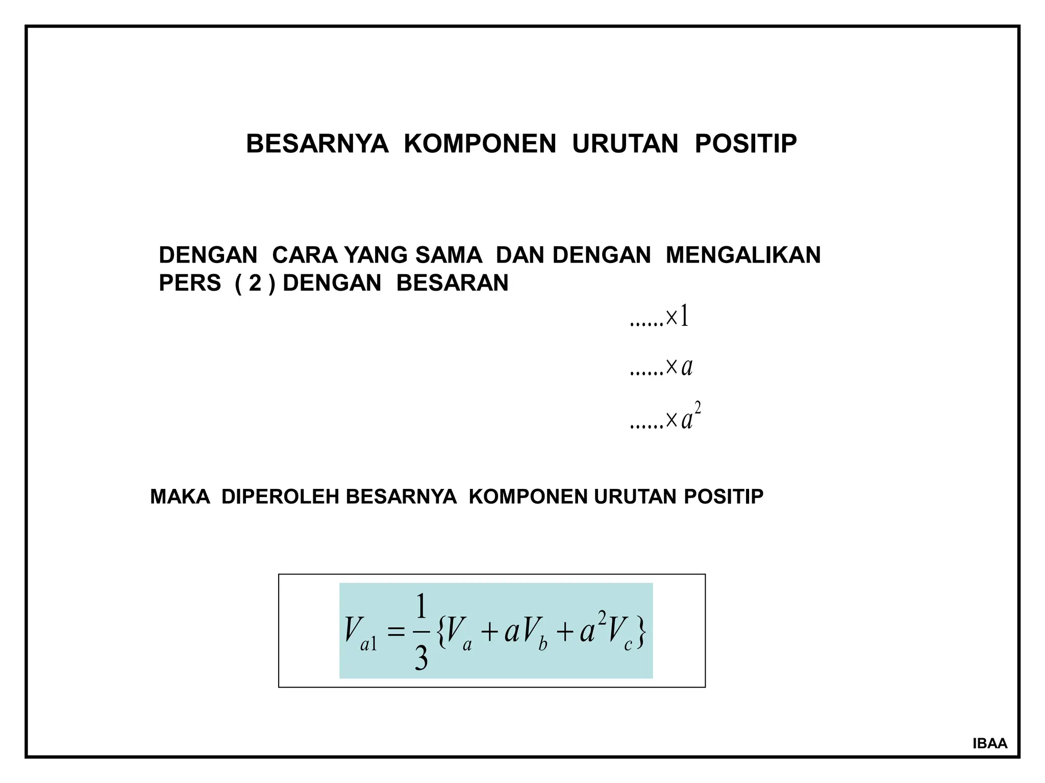 Komponen Simetris- analisa sistem tenaga | PPT