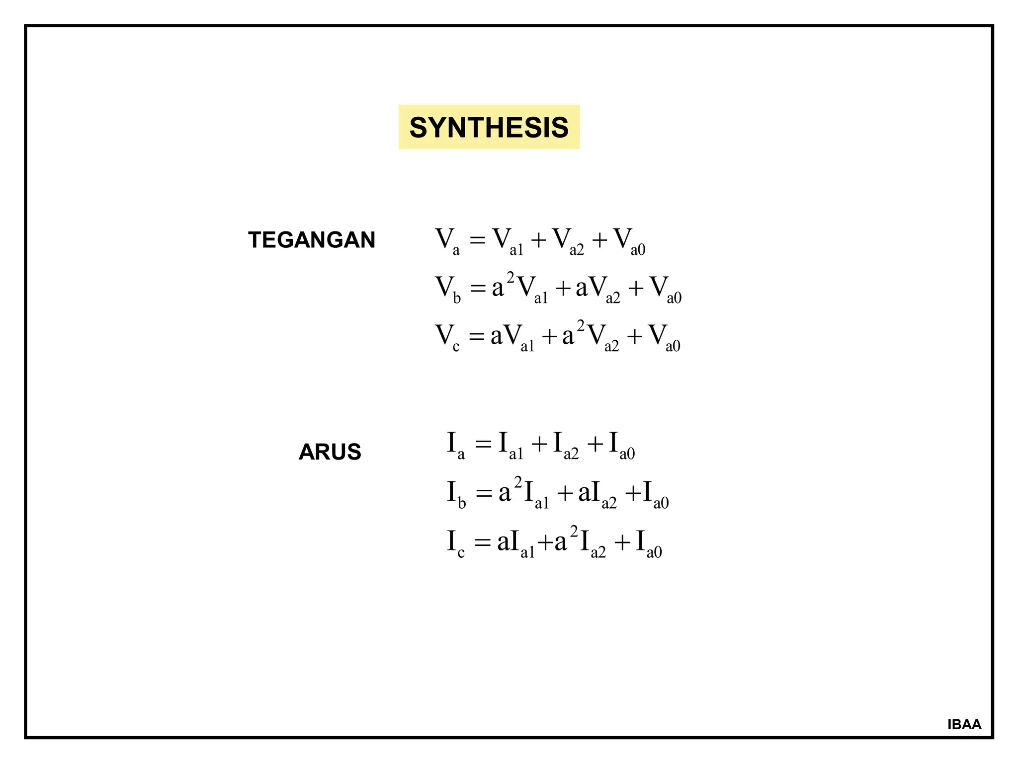Komponen Simetris- analisa sistem tenaga | PPT