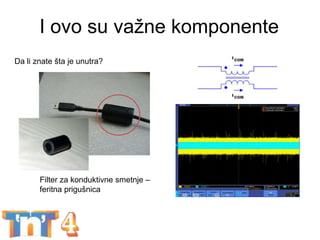 I ovo su važne komponente
BEST week - Komponente za POČETNIKE 28
Da li znate šta je unutra?
Filter za konduktivne smetnje –
feritna prigušnica
 