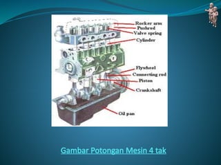 Komponen utama engine 4 Stroke beserta fungsinya | PPT