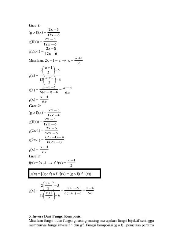 Komposisi Dan Fungsi