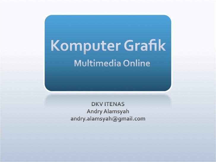 Komputer grafik Komputer grafik